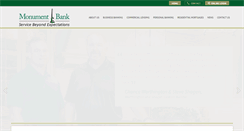 Desktop Screenshot of monumentbankpa.com