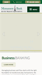 Mobile Screenshot of monumentbankpa.com